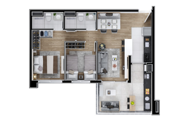Imagem Apartamento com 2 Quartos à Venda, 64 m² em Paraíso - São Paulo Imagem Apartamento com 2 Quartos à Venda, 64 m² em Paraíso - São Paulo