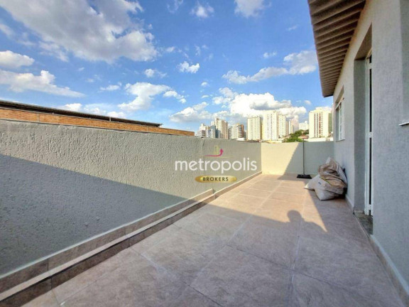 Imagem Cobertura com 1 Quarto para Alugar, 50 m² em Santo Antônio - São Caetano Do Sul