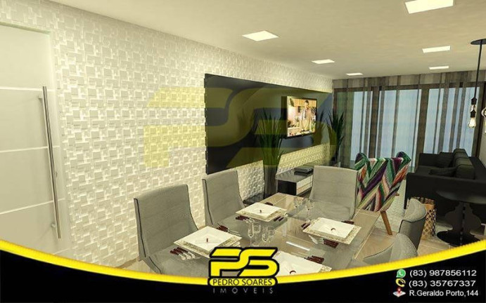 Imagem Apartamento com 2 Quartos à Venda, 76 m² em Cabo Branco - João Pessoa Imagem Apartamento com 2 Quartos à Venda, 76 m² em Cabo Branco - João Pessoa
