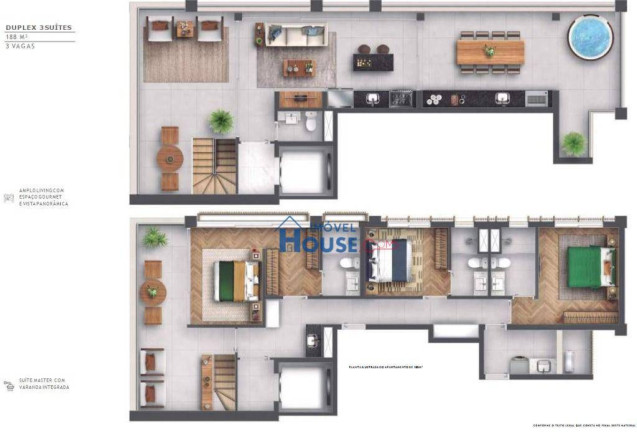 Imagem Cobertura com 3 Quartos à Venda, 188 m² em Itaim Bibi - São Paulo Imagem Cobertura com 3 Quartos à Venda, 188 m² em Itaim Bibi - São Paulo