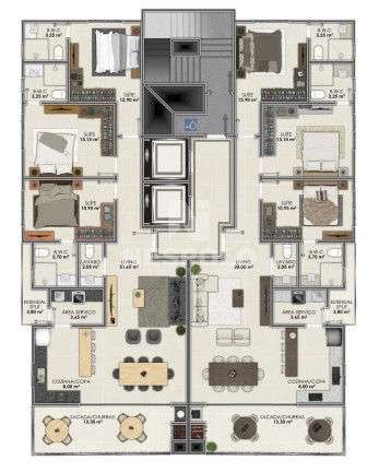 Imagem Apartamento à Venda, 244 m² em Meia Praia - Itapema Imagem Apartamento à Venda, 244 m² em Meia Praia - Itapema