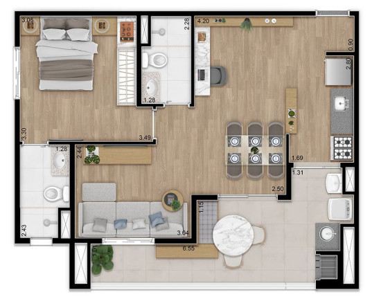 Imagem Apartamento com 2 Quartos à Venda, 62 m² em Lapa - São Paulo