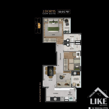 Imagem Imóvel com 3 Quartos à Venda, 20 m² em Jardim Oriente - São José Dos Campos