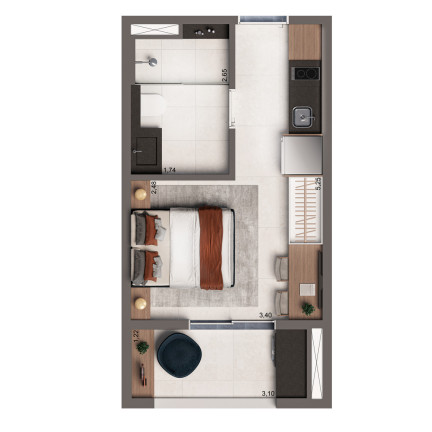Imagem Apartamento com 1 Quarto à Venda, 26 m² em Vila Clementino - São Paulo Imagem Apartamento com 1 Quarto à Venda, 26 m² em Vila Clementino - São Paulo