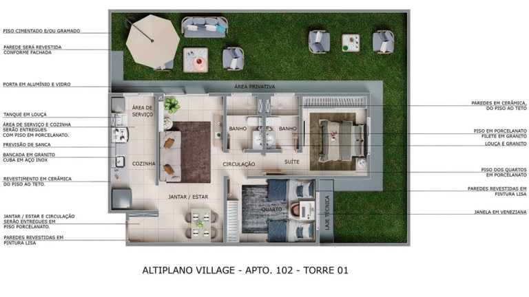 Imagem Apartamento com 2 Quartos à Venda, 69 m² em Altiplano Cabo Branco - João Pessoa Imagem Apartamento com 2 Quartos à Venda, 69 m² em Altiplano Cabo Branco - João Pessoa