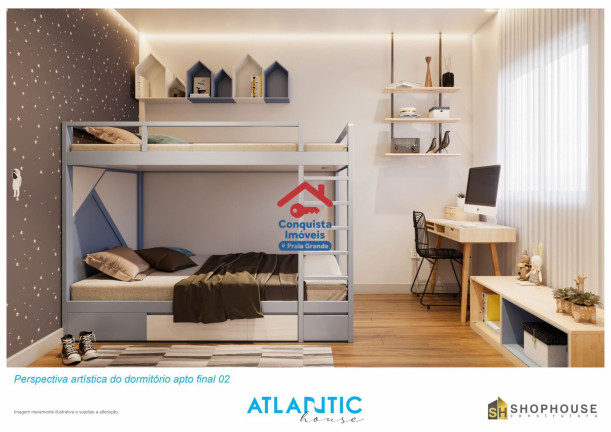 Imagem Apartamento com 2 Quartos à Venda, 75 m² em Maracanã - Praia Grande