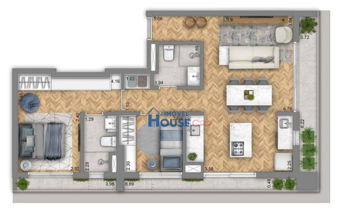 Imagem Apartamento com 2 Quartos à Venda, 75 m² em Perdizes - São Paulo Imagem Apartamento com 2 Quartos à Venda, 75 m² em Perdizes - São Paulo