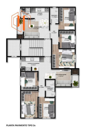 Imagem Apartamento com 3 Quartos à Venda, 55 m² em Parque Da Fonte - São José Dos Pinhais Imagem Apartamento com 3 Quartos à Venda, 55 m² em Parque Da Fonte - São José Dos Pinhais