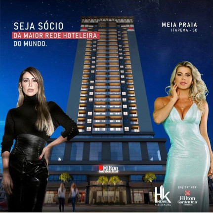 Imagem Apartamento com 1 Quarto à Venda, 66 m² em Meia Praia - Itapema