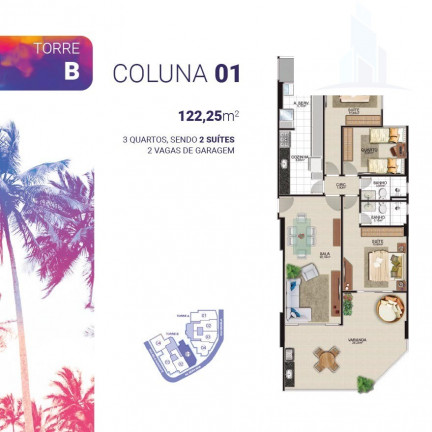 Imagem Imóvel com 3 Quartos à Venda, 115 m² em Praia Do Morro - Guarapari Imagem Imóvel com 3 Quartos à Venda, 115 m² em Praia Do Morro - Guarapari
