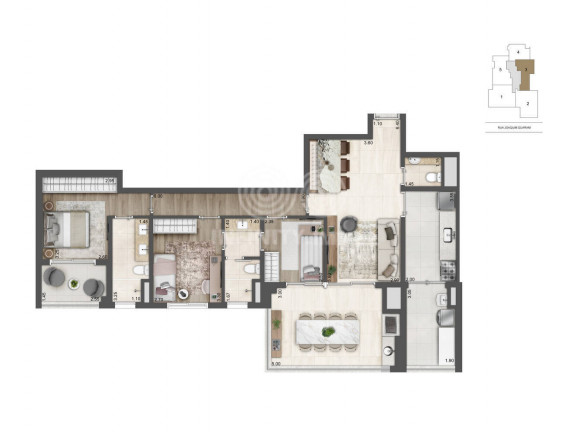 Imagem Apartamento com 3 Quartos à Venda, 110 m² em Brooklin - São Paulo Imagem Apartamento com 3 Quartos à Venda, 110 m² em Brooklin - São Paulo