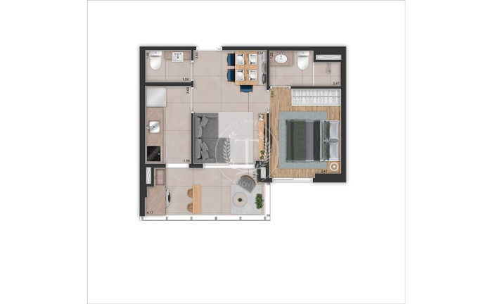 Imagem Apartamento com 1 Quarto à Venda, 38 m² em Campo Belo - São Paulo Imagem Apartamento com 1 Quarto à Venda, 38 m² em Campo Belo - São Paulo