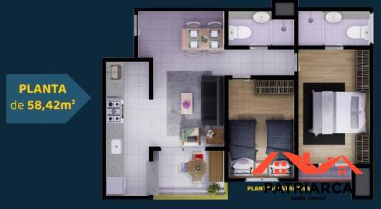 Imagem Apartamento com 2 Quartos à Venda, 57 m² em Parque Orestes Ongaro - Hortolândia Imagem Apartamento com 2 Quartos à Venda, 57 m² em Parque Orestes Ongaro - Hortolândia
