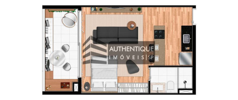 Imagem Apartamento com 1 Quarto à Venda, 54 m² em Campo Belo - São Paulo Imagem Apartamento com 1 Quarto à Venda, 54 m² em Campo Belo - São Paulo