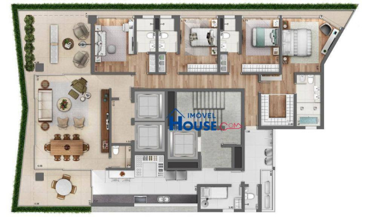 Imagem Apartamento com 4 Quartos à Venda, 269 m² em Itaim Bibi - São Paulo Imagem Apartamento com 4 Quartos à Venda, 269 m² em Itaim Bibi - São Paulo