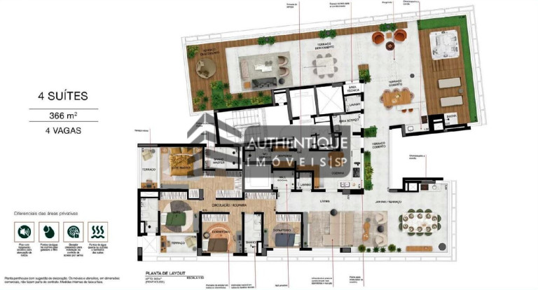 Imagem Cobertura com 4 Quartos à Venda, 366 m² em Parque Da Mooca - São Paulo Imagem Cobertura com 4 Quartos à Venda, 366 m² em Parque Da Mooca - São Paulo