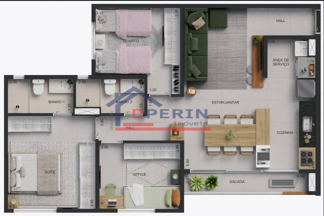 Imagem Apartamento com 3 Quartos à Venda, 78 m² em Parque Faber Castell I - São Carlos Imagem Apartamento com 3 Quartos à Venda, 78 m² em Parque Faber Castell I - São Carlos