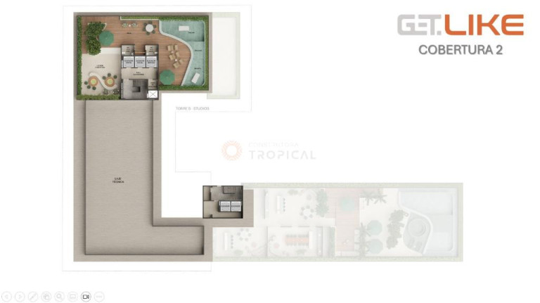 Imagem Apartamento com 1 Quarto à Venda, 34 m² em Cabo Branco - João Pessoa Imagem Apartamento com 1 Quarto à Venda, 34 m² em Cabo Branco - João Pessoa
