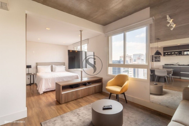 Imagem Apartamento com 1 Quarto para Alugar, 63 m² em Cidade Monções - São Paulo Imagem Apartamento com 1 Quarto para Alugar, 63 m² em Cidade Monções - São Paulo
