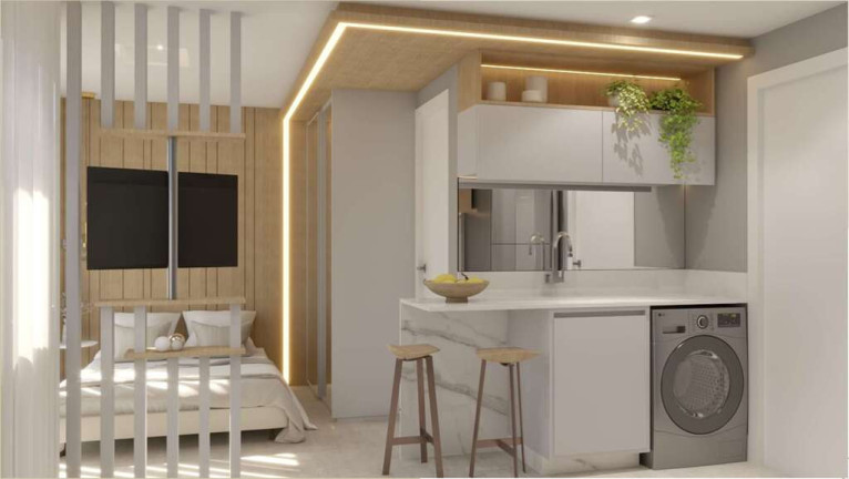 Imagem Imóvel com 1 Quarto à Venda, 22 m² em Novo Mundo - Curitiba Imagem Imóvel com 1 Quarto à Venda, 22 m² em Novo Mundo - Curitiba