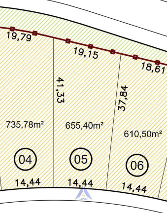 Terreno à Venda, 655 m² em Alphaville Nova Esplanada 2 - Votorantim