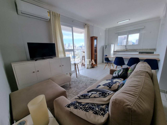 Imagem Apartamento com 1 Quarto para Alugar, 54 m² em Boqueirão - Santos Imagem Apartamento com 1 Quarto para Alugar, 54 m² em Boqueirão - Santos