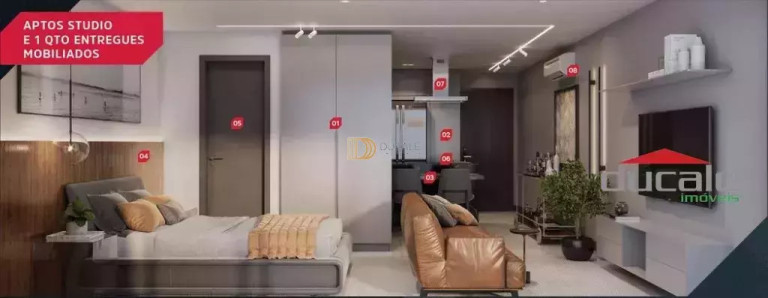 Imagem Flat com 1 Quarto à Venda, 39 m² em Jardim Camburi - Vitória Imagem Flat com 1 Quarto à Venda, 39 m² em Jardim Camburi - Vitória