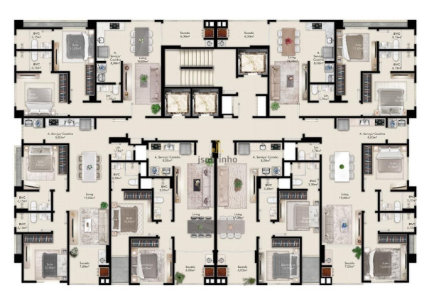 Apartamento com 2 Quartos à Venda, 69 m² em Morretes - Itapema