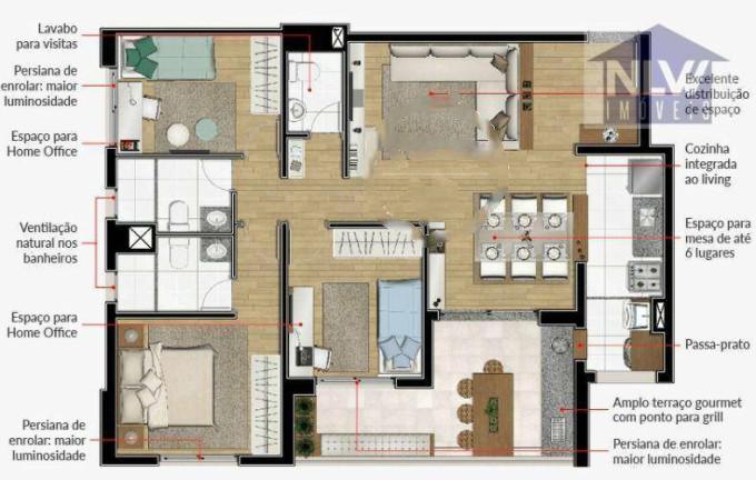Imagem Apartamento com 3 Quartos à Venda, 94 m² em Vila Augusta - Guarulhos Imagem Apartamento com 3 Quartos à Venda, 94 m² em Vila Augusta - Guarulhos