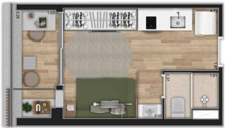 Imagem Imóvel com 1 Quarto à Venda, 23 m² em Paraíso - São Paulo Imagem Imóvel com 1 Quarto à Venda, 23 m² em Paraíso - São Paulo