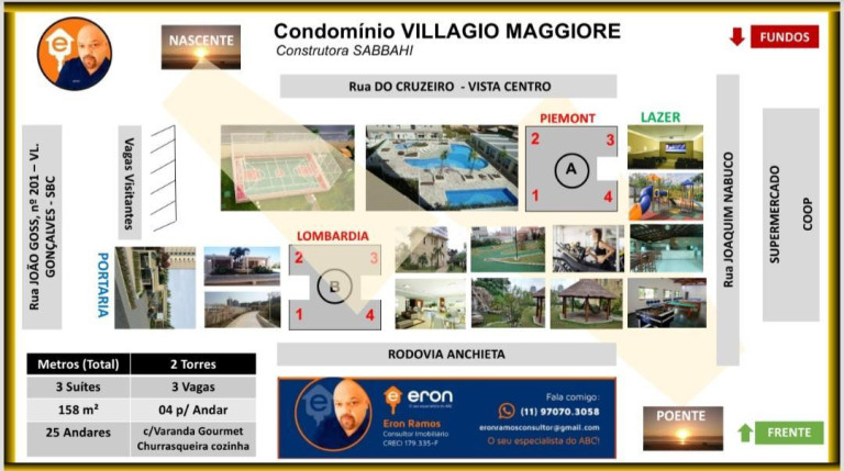 Imagem Apartamento com 3 Quartos à Venda, 158 m²