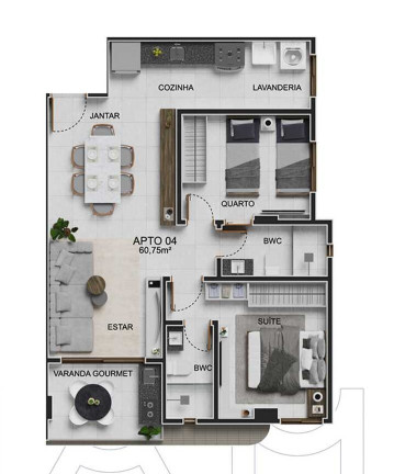 Imagem Apartamento com 2 Quartos à Venda, 60 m² em Intermares - Cabedelo Imagem Apartamento com 2 Quartos à Venda, 60 m² em Intermares - Cabedelo