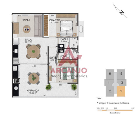 Imagem Apartamento com 1 Quarto à Venda, 50 m² em Sumaré - Caraguatatuba Imagem Apartamento com 1 Quarto à Venda, 50 m² em Sumaré - Caraguatatuba