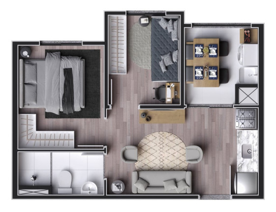 Imagem Apartamento com 2 Quartos à Venda, 33 m² em Campo Belo - São Paulo Imagem Apartamento com 2 Quartos à Venda, 33 m² em Campo Belo - São Paulo