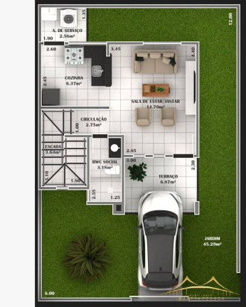 Imagem Casa com 2 Quartos à Venda, 73 m² em Liberdade - Parnamirim