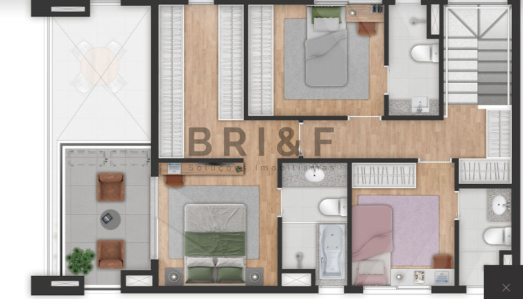 Imagem Apartamento com 3 Quartos à Venda, 91 m² em Brooklin - São Paulo Imagem Apartamento com 3 Quartos à Venda, 91 m² em Brooklin - São Paulo