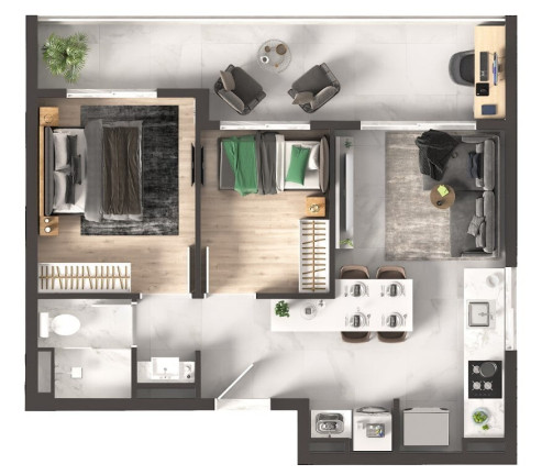 Imagem Apartamento com 1 Quarto à Venda, 32 m² em Morumbi - São Paulo Imagem Apartamento com 1 Quarto à Venda, 32 m² em Morumbi - São Paulo