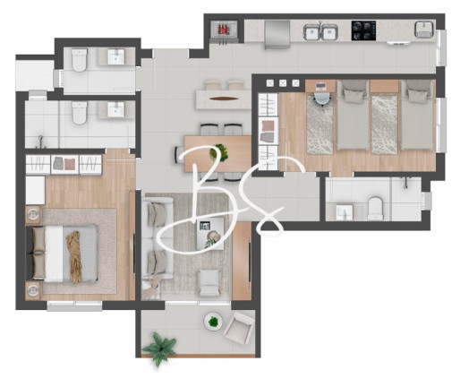 Imagem Apartamento com 2 Quartos à Venda, 68 m² em Floresta - Gramado Imagem Apartamento com 2 Quartos à Venda, 68 m² em Floresta - Gramado