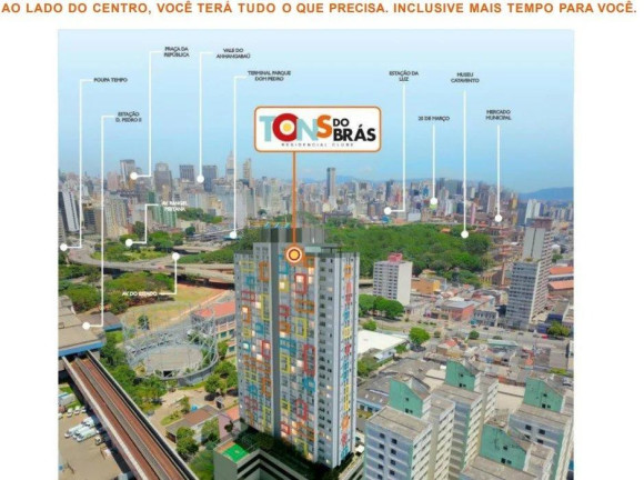 Imagem Apartamento com 2 Quartos à Venda, 44 m² em Brás - São Paulo