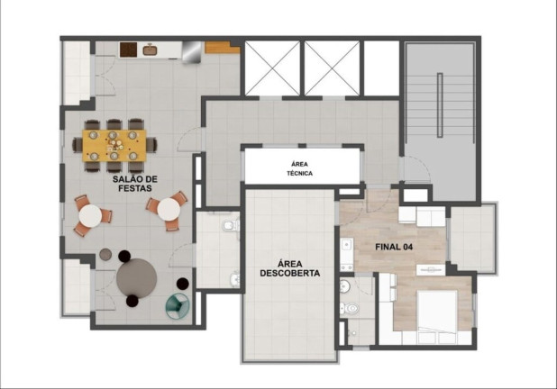 Imagem Cobertura com 1 Quarto à Venda, 47 m² em Vila Clementino - São Paulo Imagem Cobertura com 1 Quarto à Venda, 47 m² em Vila Clementino - São Paulo