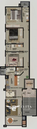 Imagem Apartamento com 3 Quartos à Venda, 84 m² em Tabuleiro - Barra Velha Imagem Apartamento com 3 Quartos à Venda, 84 m² em Tabuleiro - Barra Velha