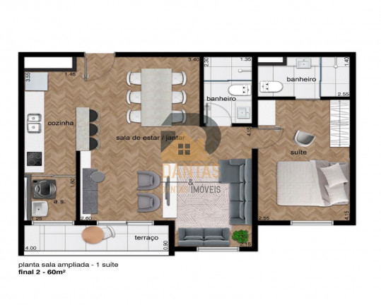 Imagem Imóvel com 2 Quartos à Venda, 60 m² em São Luiz - Itu Imagem Imóvel com 2 Quartos à Venda, 60 m² em São Luiz - Itu