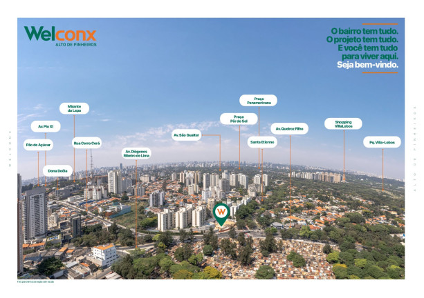 Imagem Apartamento com 2 Quartos à Venda, 40 m² em Alto De Pinheiros - São Paulo