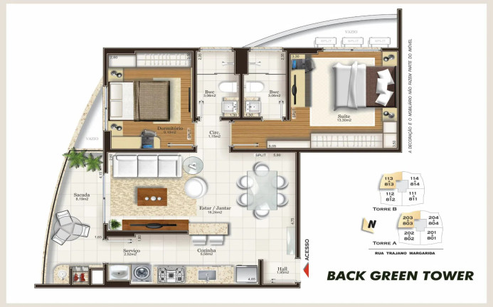 Imagem Apartamento com 2 Quartos à Venda, 72 m² em Trindade - Florianópolis Imagem Apartamento com 2 Quartos à Venda, 72 m² em Trindade - Florianópolis