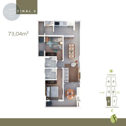 Imagem Apartamento com 2 Quartos à Venda, 76 m² em Canto Do Forte - Praia Grande