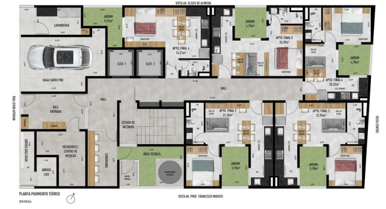 Imagem Apartamento com 2 Quartos à Venda, 65 m² em Jardim Trussardi - São Paulo Imagem Apartamento com 2 Quartos à Venda, 65 m² em Jardim Trussardi - São Paulo