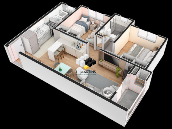 Imagem Apartamento com 2 Quartos à Venda, 62 m² em Vale Dos Pinheiros - Gramado Imagem Apartamento com 2 Quartos à Venda, 62 m² em Vale Dos Pinheiros - Gramado