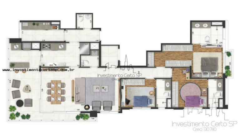Imagem Apartamento com 3 Quartos à Venda, 135 m² em água Branca - São Paulo