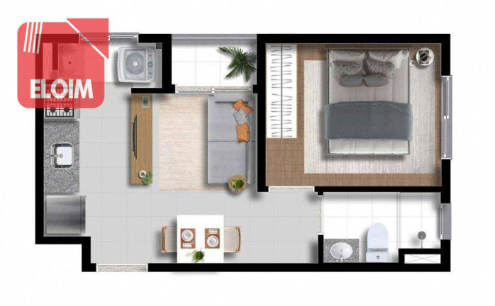 Imagem Apartamento com 2 Quartos à Venda, 32 m² em Barra Funda - São Paulo Imagem Apartamento com 2 Quartos à Venda, 32 m² em Barra Funda - São Paulo