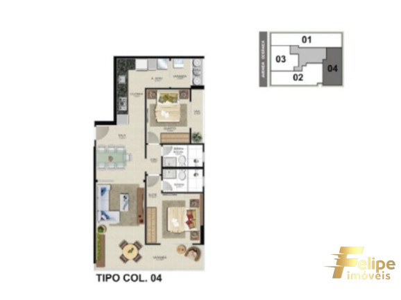 Imagem Imóvel com 2 Quartos à Venda, 82 m² em Praia Do Morro - Guarapari